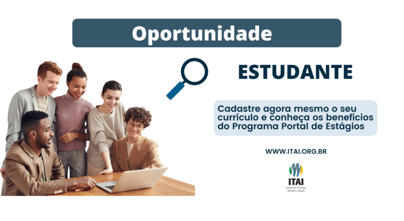 Estudantes, cadastrem o seu currículo.